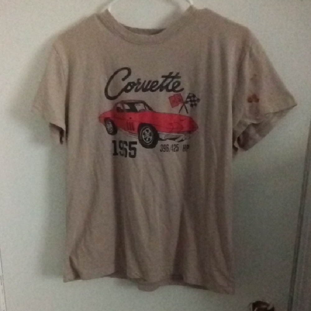 Kids Tan Car Graphic T-Shirt